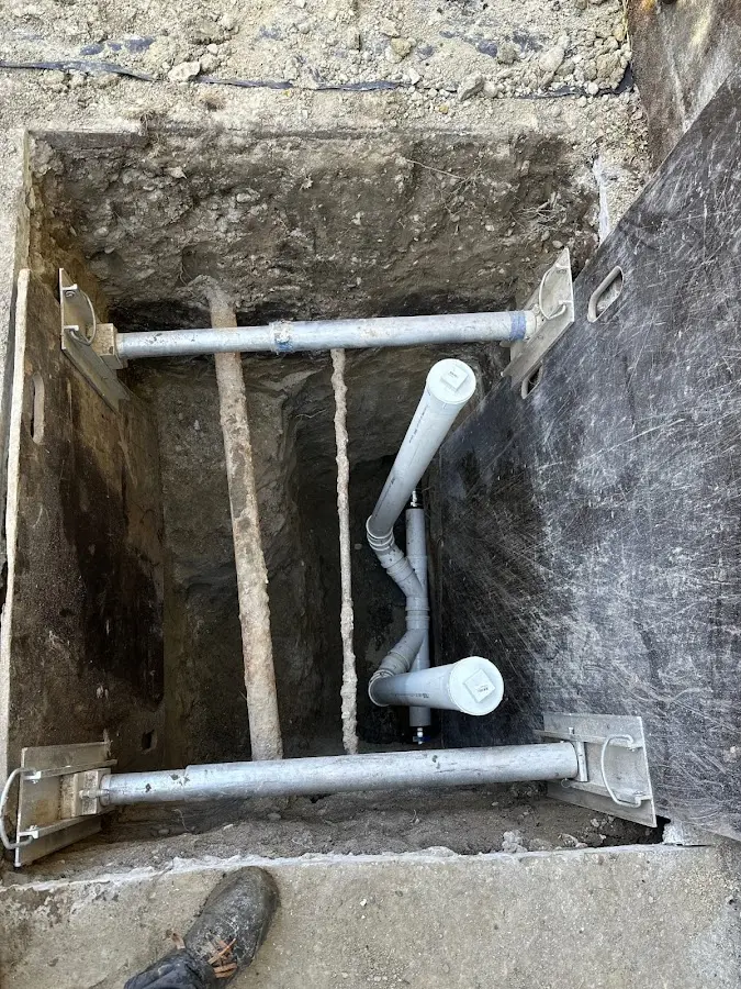 Experienced plumber completing Gas Line Repair work in Plumsted